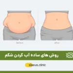 آب کردن چربی شکم