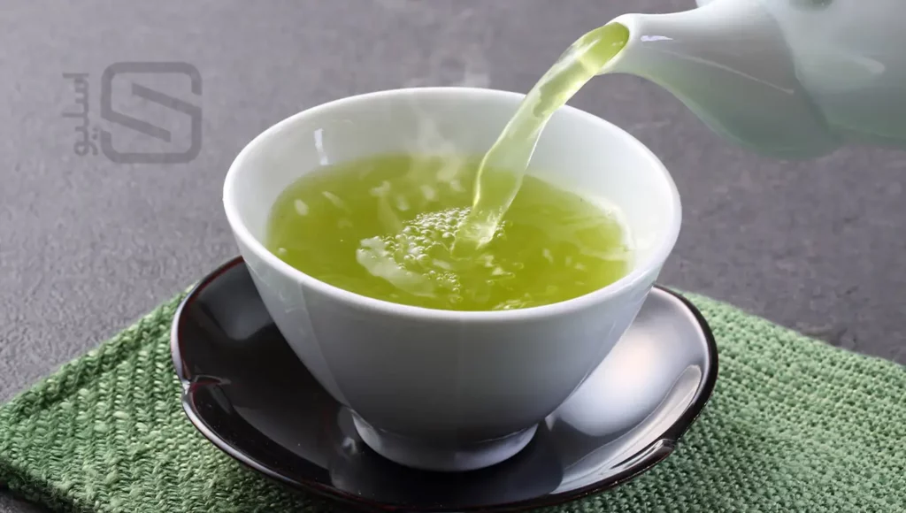 یک اسکان چای سبز تازه دم برای لاغری شکم و پهلو