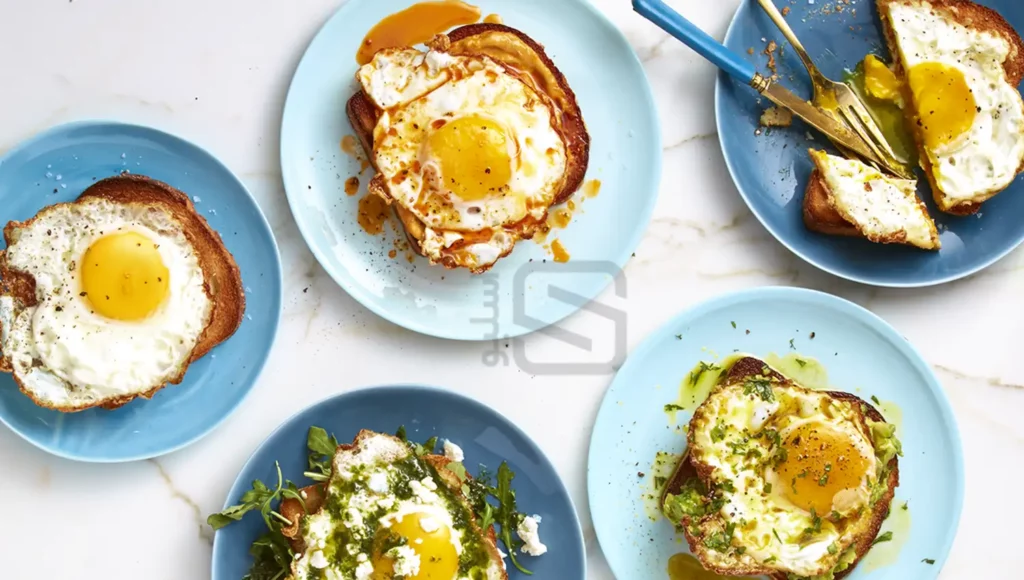 تخم مرغ صبحانه رژیمی