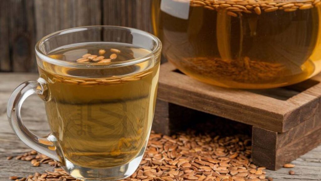 عکس از چای تخم کتان