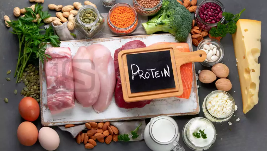 عکسی از منابع غذایی سرشار از پروتئین
