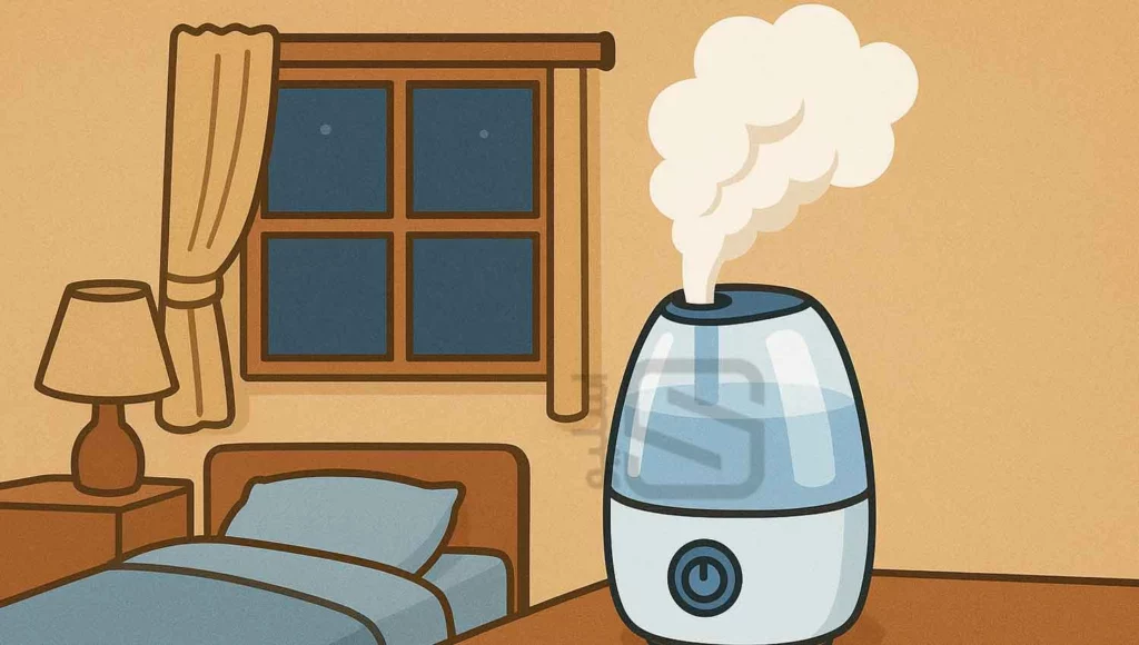 استفاده از دستگاه بخور در اتاق