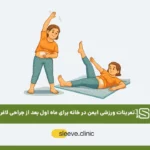 تمرینات ورزشی ایمن در خانه برای ماه اول بعد از جراحی لاغری