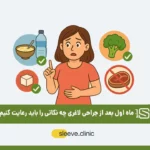 ماه اول بعد از جراحی لاغری چه نکاتی را باید رعایت کنیم؟